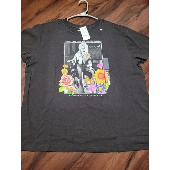 Dolly Parton Graphic T-Shirt Rainbow Quote Country Music Tee XXL NWT - Picture 1 of 7